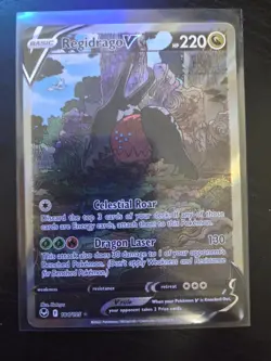 Pokemon TCG Regidrago V Sword & Shield - Silver Tempest 184/195 Holo Ultra Rare - Image 1