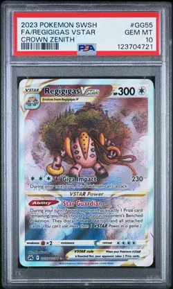 Pokemon TCG Regigigas VSTAR GG55/GG70 Crown Zenith Galarian Gallery PSA 10 - Image 2