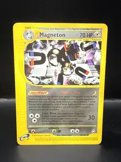 Pokemon Magneton 22/147 Aquapolis Non-Holo Rare Pokemon - Image 1