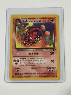 Pokemon TCG Dark Charmeleon 32/82 Team Rocket Regular 1999-2000 WOTC - Image 1