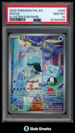 2023 POKEMON S&V PALDEA EVOLVED #205/193 EISCUE ILLUSTRATION RARE PSA 10 - Image 1