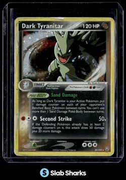 2004 POKEMON EX TEAM ROCKET RETURNS #20/109 DARK TYRANITAR - Image 1
