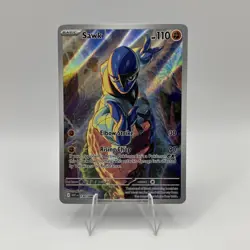 ENGLISH Pokemon TCG - Sawk - 130/086 - Illustration Rare - SV: White Flare - Image 1