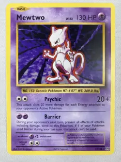 Mewtwo 51/108 XY Evolutions Pokemon TCG Rare Near Mint - Image 3
