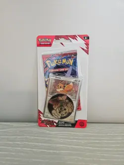 Pokemon Destined Rivals Checklane Blister-Eevee Promo-Factory Sealed - Image 1