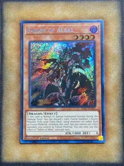 Yugioh Fallen of Albaz RA01-EN021 Secret Rare 1st Ed NM - Image 1