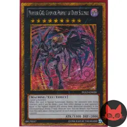 Yugioh Number C40: Gimmick Puppet of Dark Strings PGLD-ENO20 Gold Secret Rare NM - Image 1