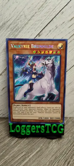 Yu-Gi-Oh! Valkyrie Brunhilde / SHVA-EN004 1st Edition LP - Image 1