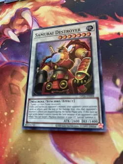 Yugioh Samurai Destroyer Super OP26-EN008 Pack Fresh - Image 2