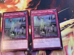 Yugioh 3x Planet Pollutant Virus Super OP28-EN011 Pack Fresh - Image 3