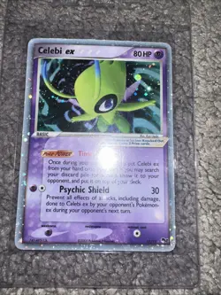 Celebi EX 17/17 Pop Series 2 Holo Rare Pokemon TCG Promo Card - Image 1