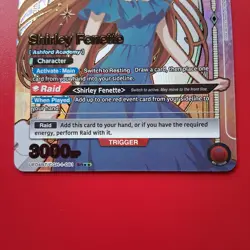 Shirley Fenette SR** Code Geass Alt Art CGH-1-081 Union Arena Card Game - Image 3