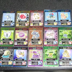 Set 15 Butterfree Koffing Kangaskhan Pokemon Meiji Get Card Nintendo Japanese - Image 2