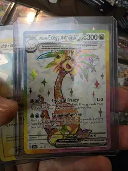 Alolan Exeggutor EX 225/191: Surging Sparks Holo Card NM/Mint Condition - Image 1