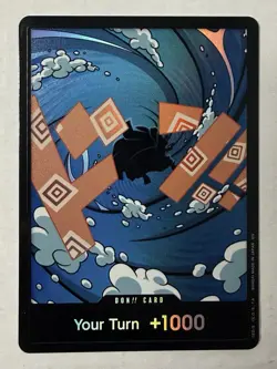 ONE PIECE TCG Card DON!! Textured Foil Jinbe Don English - Image 1