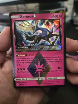 Xerneas Prism Star 144/214 - Lost Thunder - Holo Pokemon Card - Near Mint (NM) - Image 1