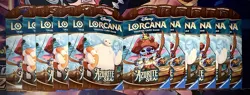 (Lot of 19) Disney Lorcana Assorted Sleeved Boosters + 2 [65-Pack] Card Sleeves - Image 2