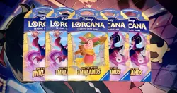 (Lot of 19) Disney Lorcana Assorted Sleeved Boosters + 2 [65-Pack] Card Sleeves - Image 3