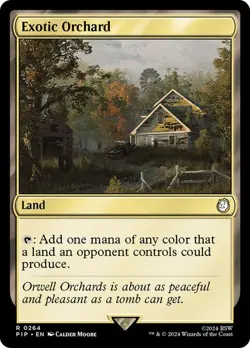 Exotic Orchard #264 R Fallout Commander MTG MAGIC LAND O25 - Image 1