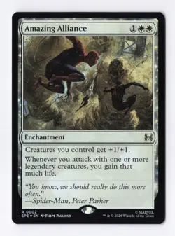 Amazing Alliance (Foil) 0002 (R) MTG Marvel's Spider-Man Eternal-Legal (SPE) - Image 1