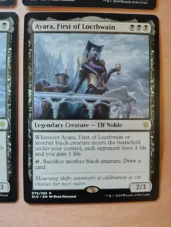 4x Ayara, First of Locthwain **NEAR MINT** **UNPLAYED** MTG - Image 4