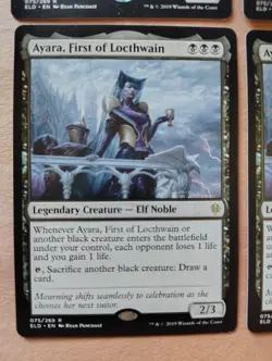 4x Ayara, First of Locthwain **NEAR MINT** **UNPLAYED** MTG - Image 5
