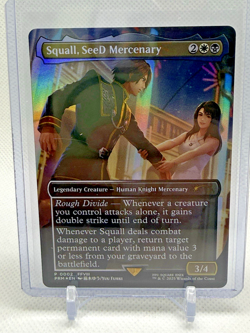 Magic Squall, SeeD Mercenary Borderless FOIL - Showdown Promos 2 MTG - Image 1