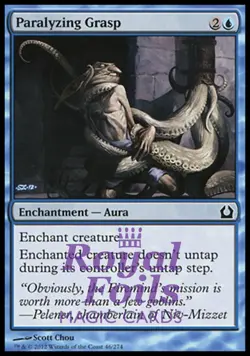 Paralyzing Grasp 4x FOIL RTR MTG Return to Ravnica Common MINT blue - Image 1