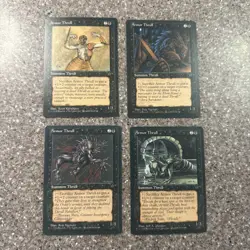 Set Of 4 Armor Thrull | Fallen Empires | MTG | All Alternate Art Variants | - Image 1