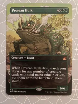 Protean Hulk (Anime Borderless) - Ravnica Remastered English MTG NM Mythic Rare - Image 1