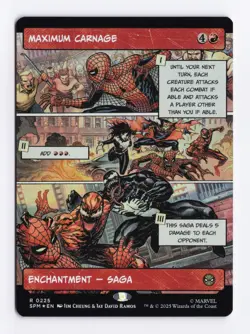 Maximum Carnage (Borderless) (Foil) 0225 (R) MTG Marvel's Spider-Man (SPM) - Image 1