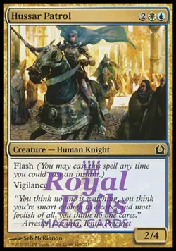 Hussar Patrol 4x FOIL RTR MTG Return to Ravnica Common MINT white blue - Image 1