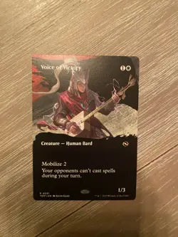🔮 MTG: Voice of Victory (Borderless) Tarkir: Dragonstorm Regular - Image 1