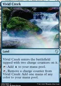 4x Vivid Creek NM-Mint, English Commander 2017 MTG Magic - Image 1