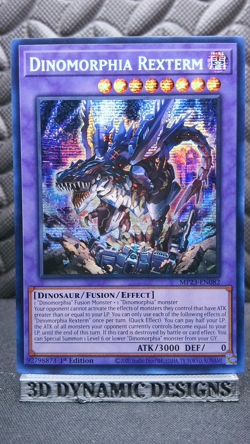 | Yugioh Dinomorphia Rexterm MP23-EN082 1st Secret 25Th Anniversary NM 🔥 | - Image 1