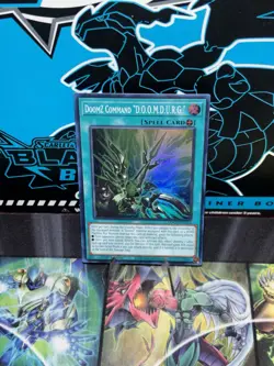 Yugioh! 3x DoomZ Command "D.O.O.M.D.U.R.G." DOOD-EN058 Super Rare 1st Ed NM - Image 1