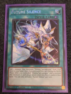 Future Silence LEDE-EN054 - Secret Rare 1st Edition Yugioh Pack Fresh - Image 1