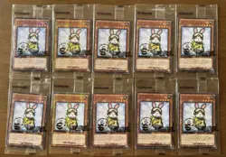 Yugioh NEYMAR JR Token Rescue Rabbit eFootball 30th Promo Pack 10 set Sealed - Image 1