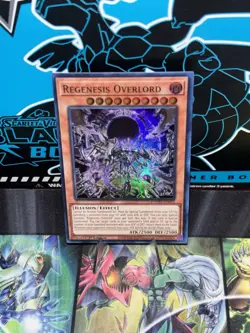 Yugioh! 3x Regenesis Overlord DOOD-EN022 Super Rare 1st Ed NM - Image 2