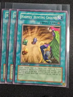 Yugioh - 3x Harpies' Hunting Ground RDS-EN038 1st Edition Common NM - Image 1