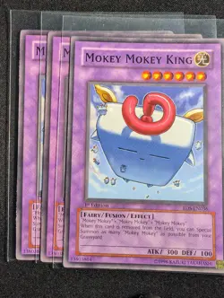 Yugioh - 3x Mokey Mokey King RDS-EN036 1st Edition Common NM - Image 1