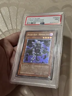 YuGiOh! PSA 9 MINT Destiny Hero Diamond Dude EOJ-EN003 Ultimate Rare EURO 💎✨ - Image 3