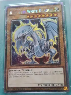 Yugioh Blue-Eyes White Dragon Secret Rare #EN108 PSA 10 Gem Mint - Image 2