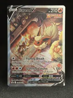 Flareon V SWSH179 SWSH: Sword & Shield Promo Cards Holo - Image 1