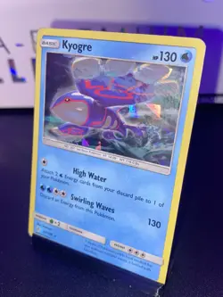 Kyogre - 53/236 Sun & Moon: Cosmic Eclipse holo Pokemon card Cracked Ice - Image 3