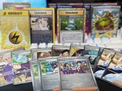 POKEMON BINDER LOT - TRAINER FULL ART - ENERGY/TRAINER HOLOS - READ - 21 CARDS - Image 1