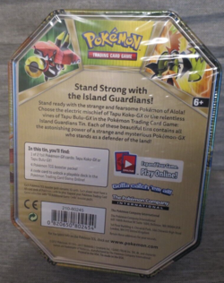 NEW Pokemon Trading Card Game Tapu Koko GX Prism Tin - Image 2