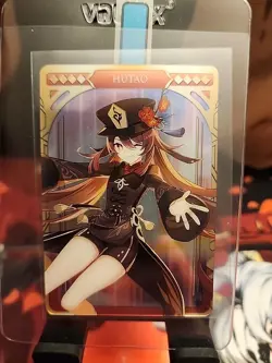 Genshin Impact Hutao 2-03 Collectable Metallic Card Anime miHoYo Bandai - Image 1
