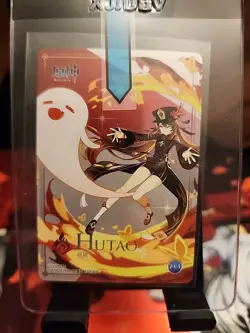 Genshin Impact Hutao 2-03 Collectable Metallic Card Anime miHoYo Bandai - Image 2