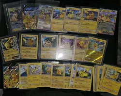 Pokemon Cards Huge Pikachu Lot Black Star Promo Vintage Mid Era Reverse Holo x39 - Image 1